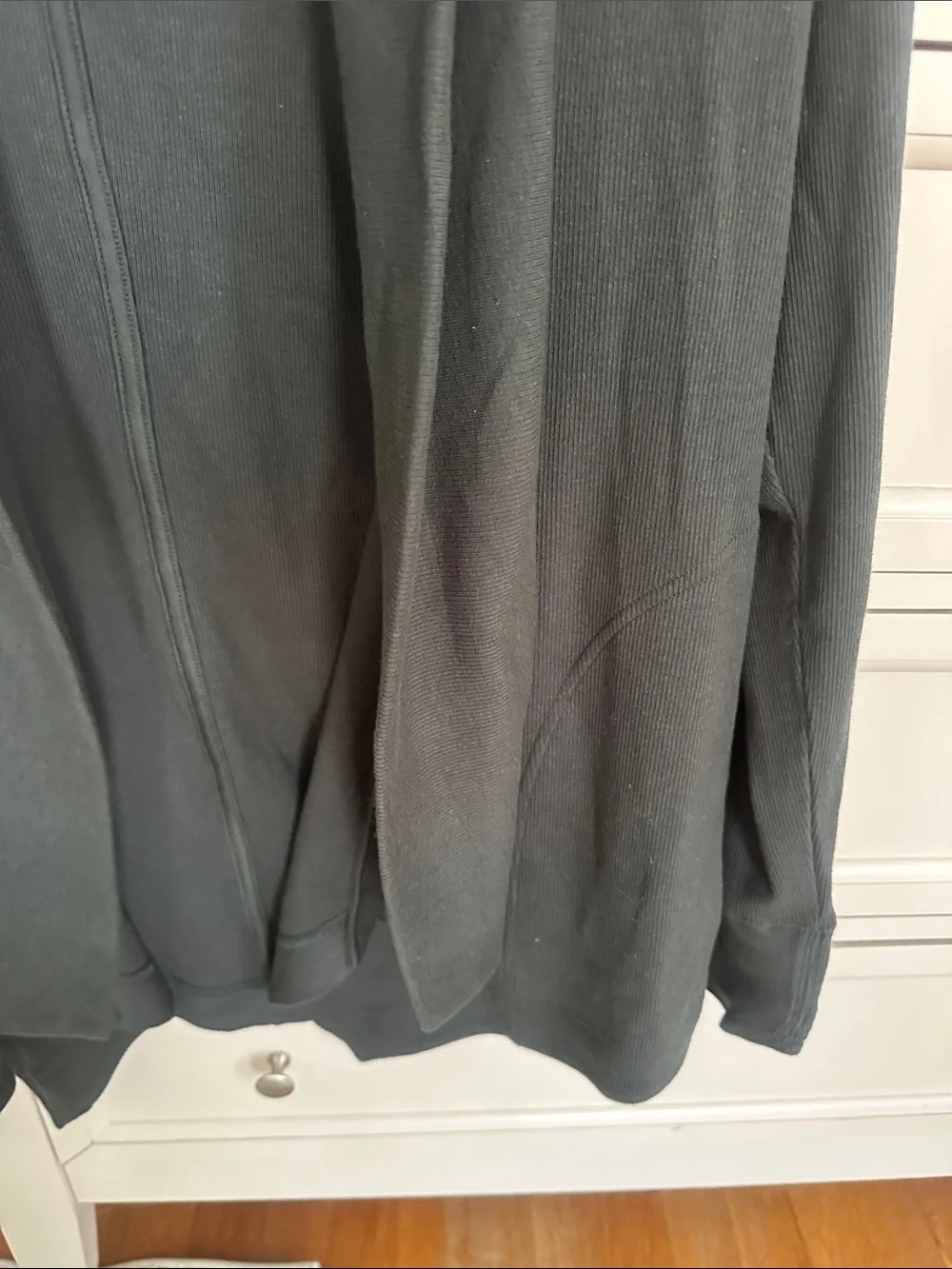 BNWT Athleta Women's Deep Forest Green Draped Open-Front Cardigan